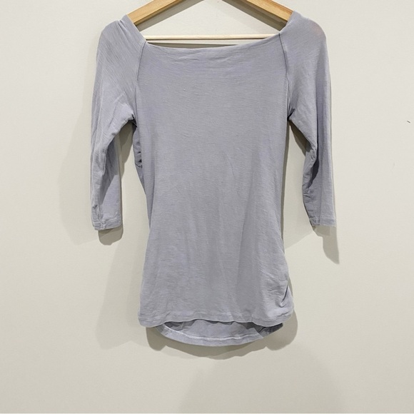 JAMES PERSE Off The Shoulder Top WVD3700 Quite Luxury Minimalist Size 3 Large - Picture 4 of 8